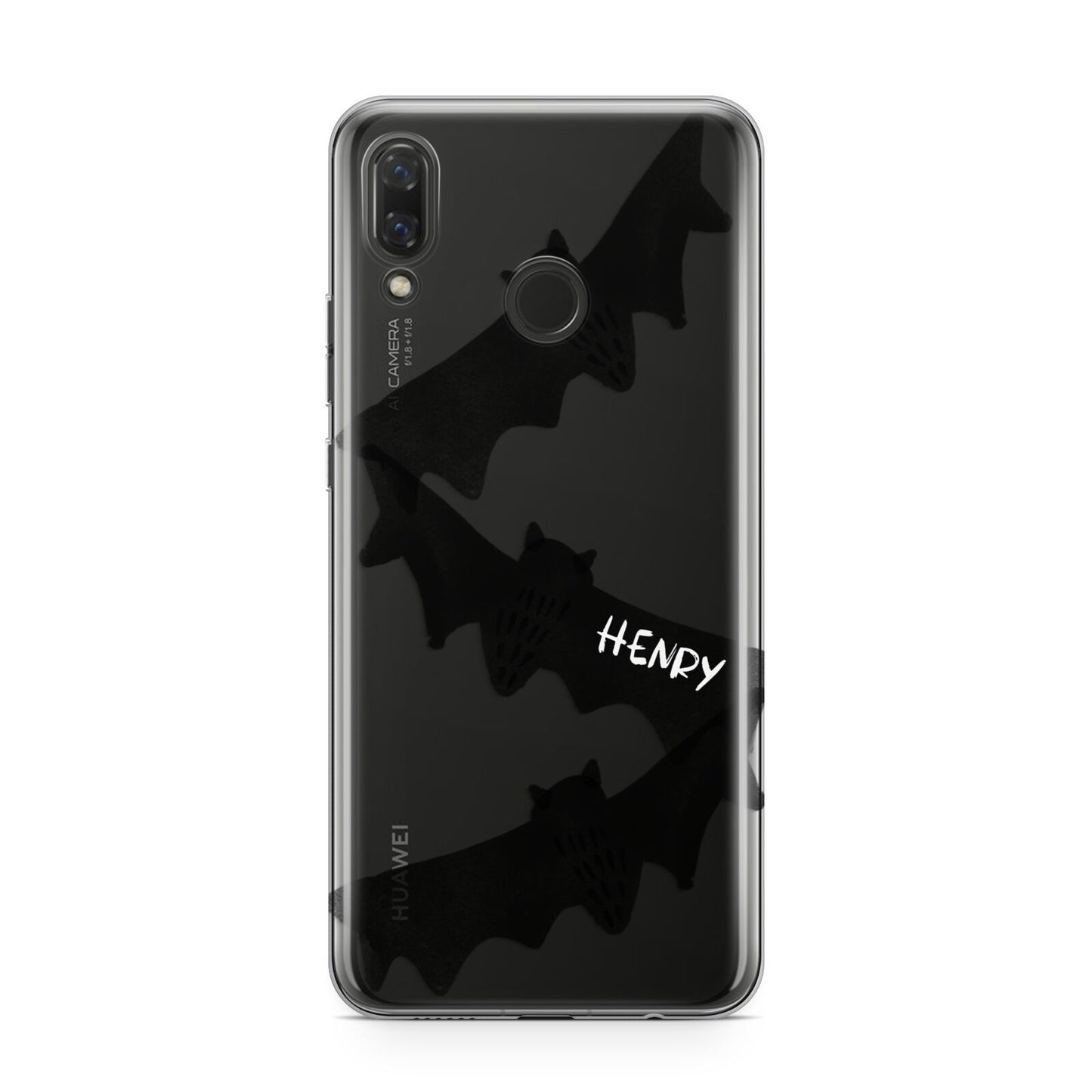 Halloween Custom Black Bats Huawei Nova 3 Phone Case