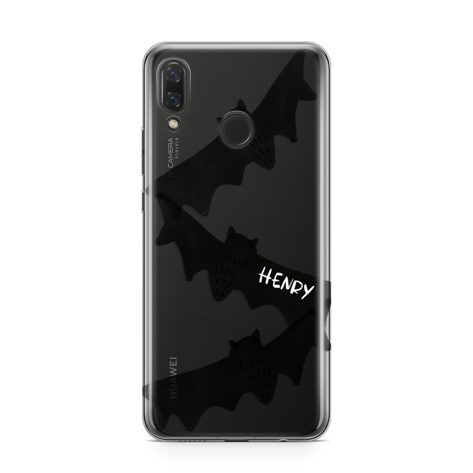 Halloween Custom Black Bats Huawei Nova 3 Phone Case