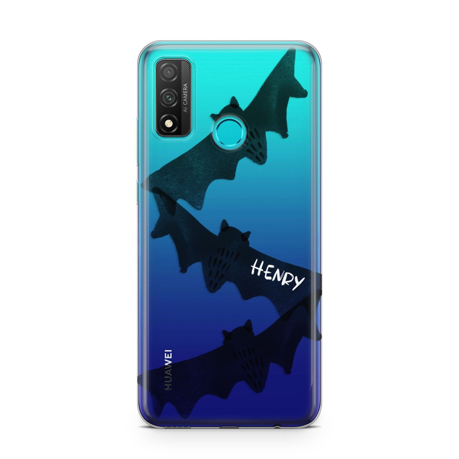 Halloween Custom Black Bats Huawei P Smart 2020