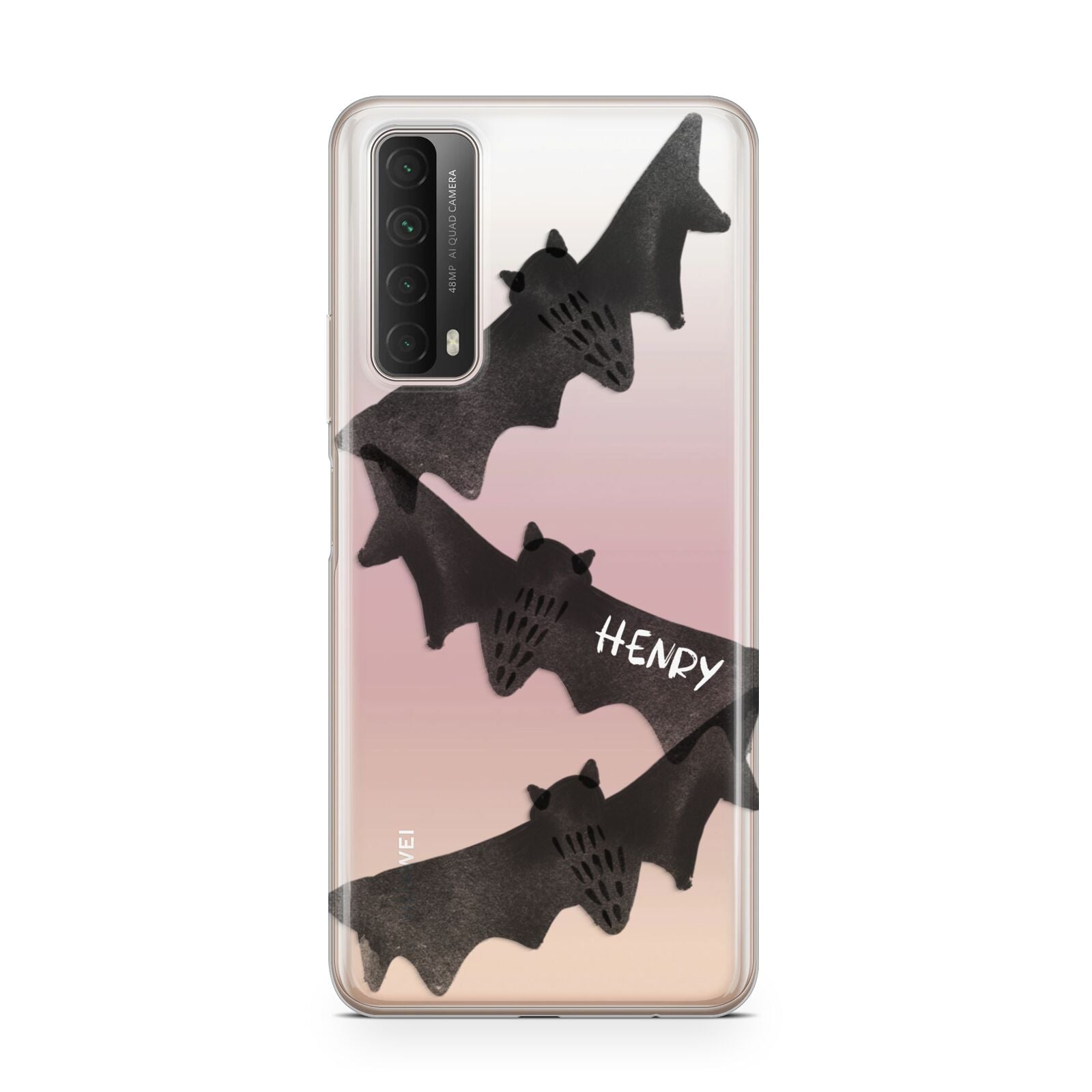 Halloween Custom Black Bats Huawei P Smart 2021