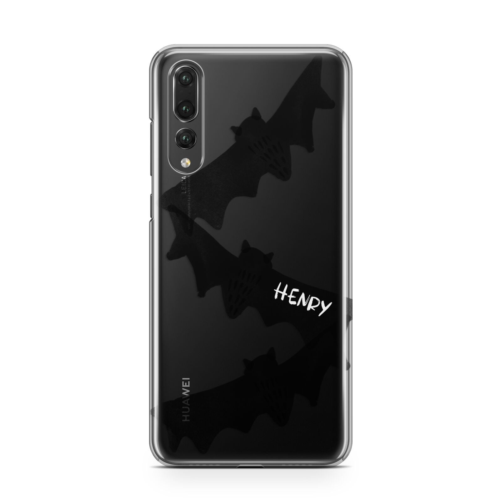 Halloween Custom Black Bats Huawei P20 Pro Phone Case