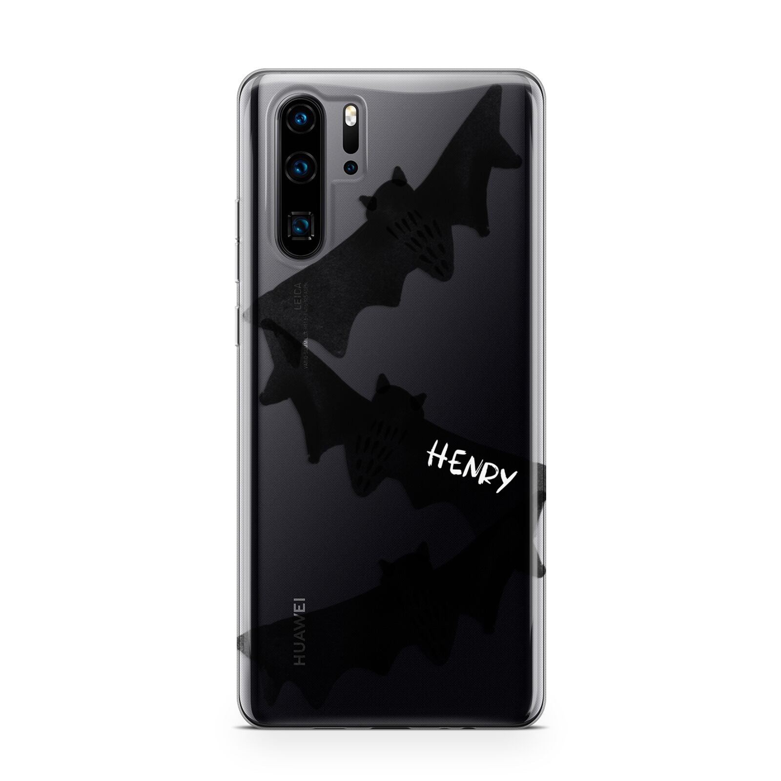 Halloween Custom Black Bats Huawei P30 Pro Phone Case