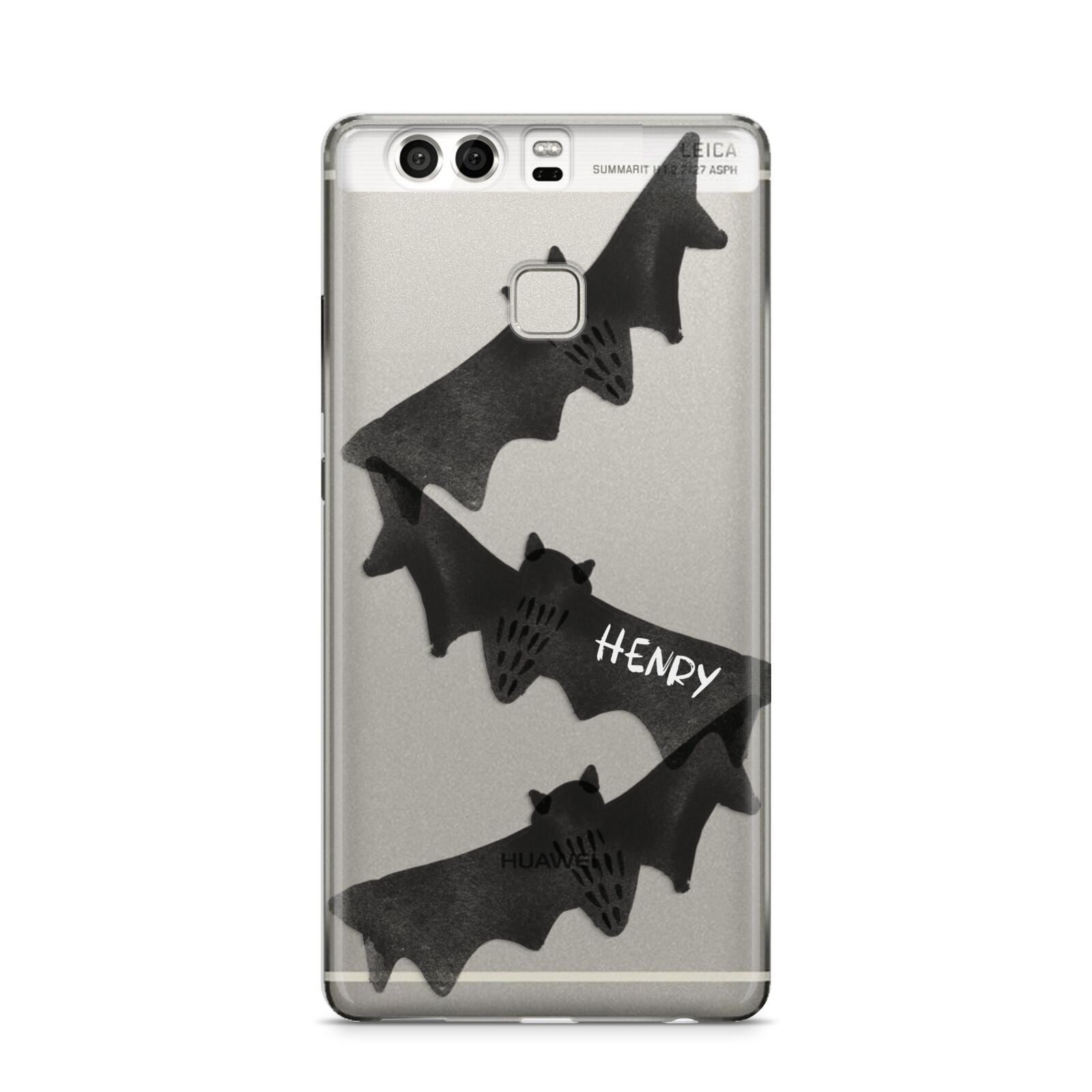 Halloween Custom Black Bats Huawei P9 Case