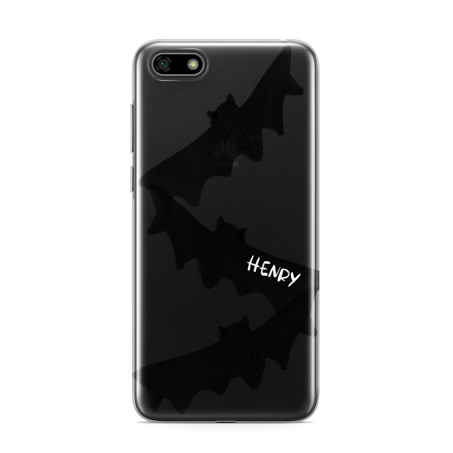 Halloween Custom Black Bats Huawei Y5 Prime 2018 Phone Case