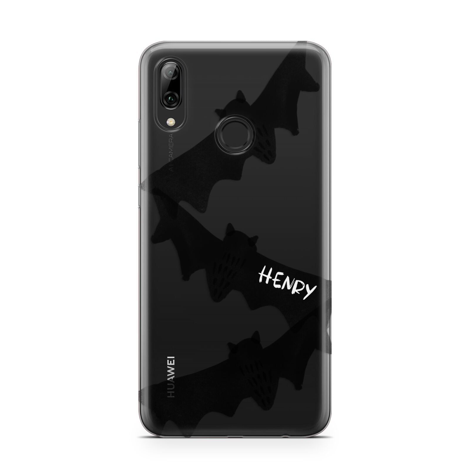 Halloween Custom Black Bats Huawei Y7 2019