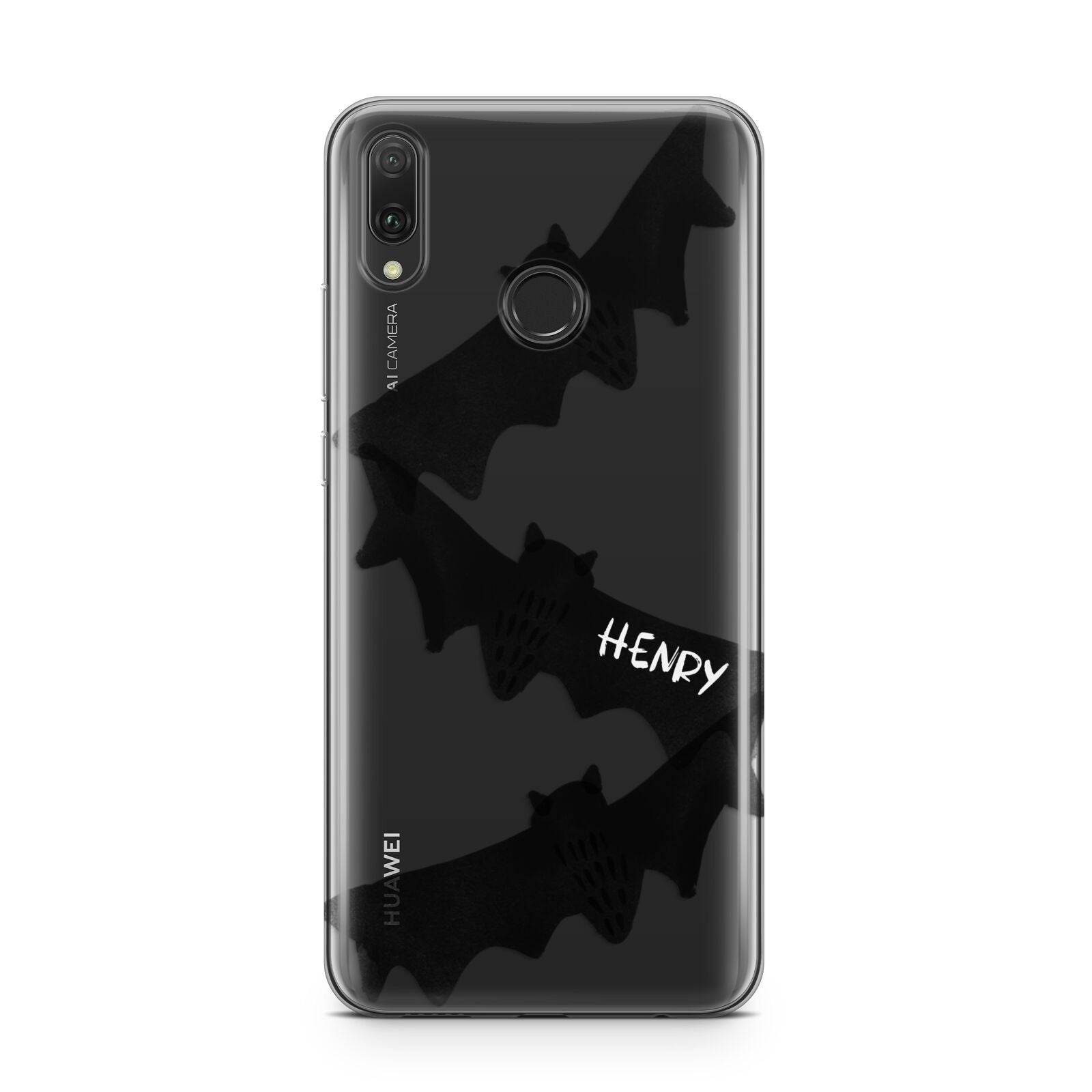 Halloween Custom Black Bats Huawei Y9 2019