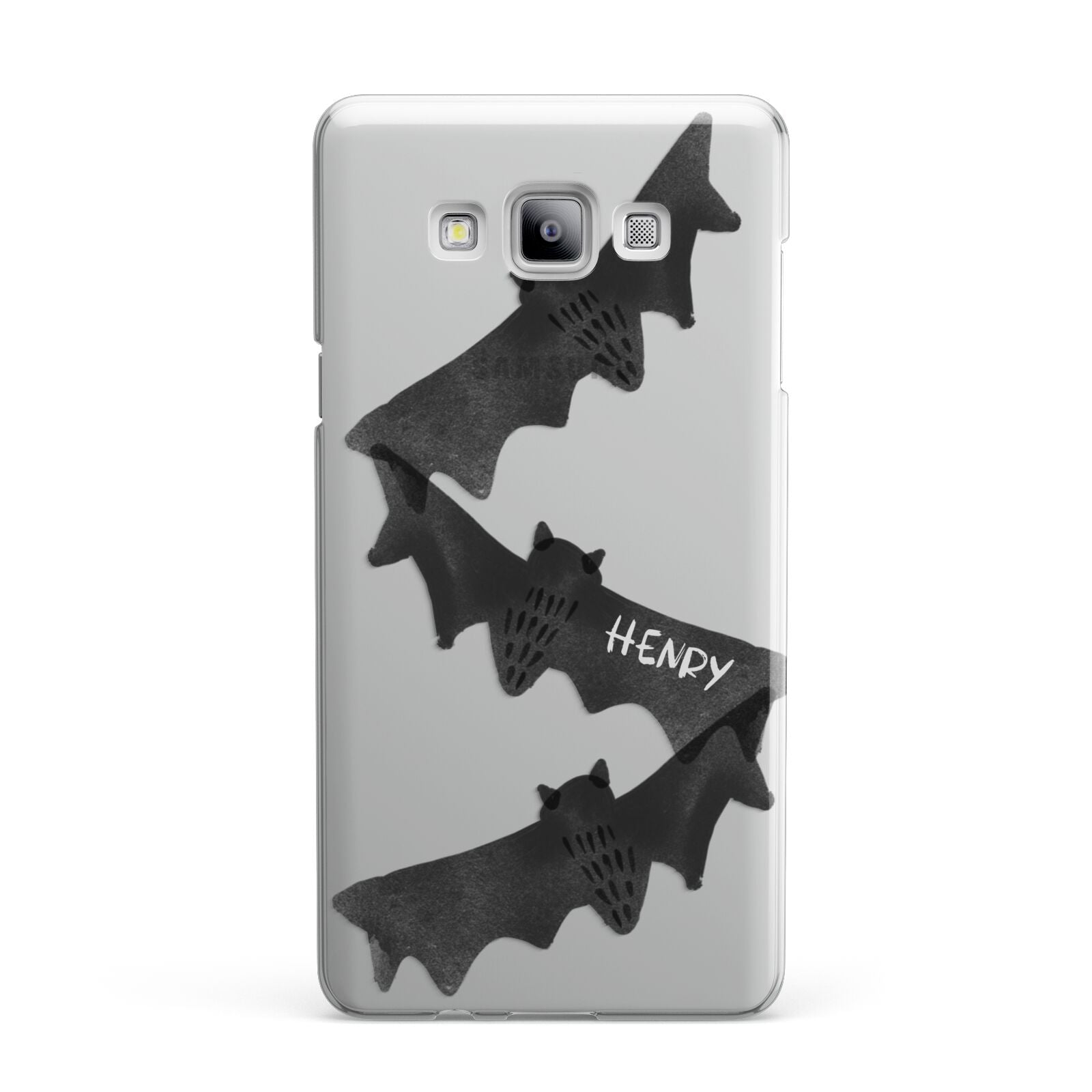 Halloween Custom Black Bats Samsung Galaxy A7 2015 Case