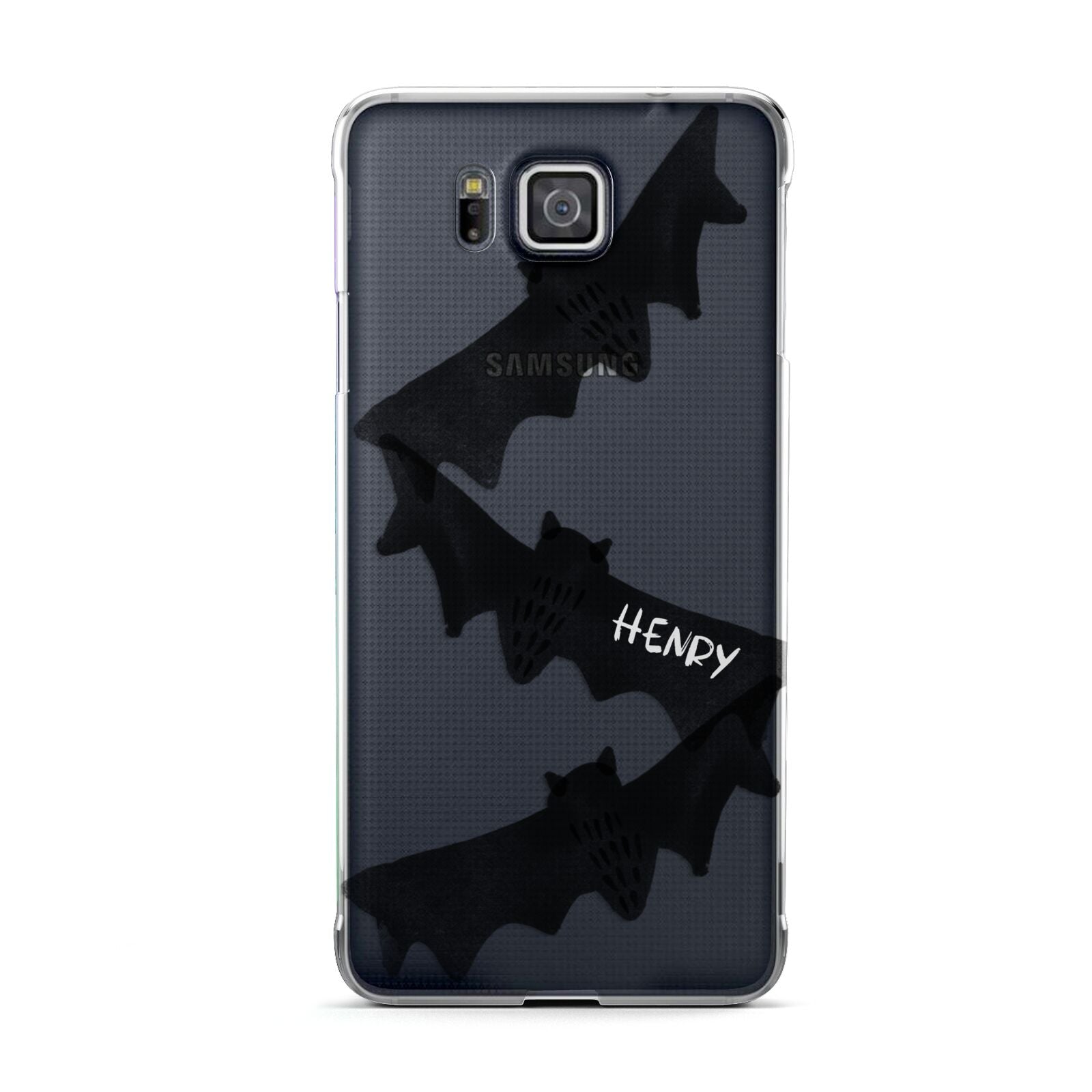 Halloween Custom Black Bats Samsung Galaxy Alpha Case