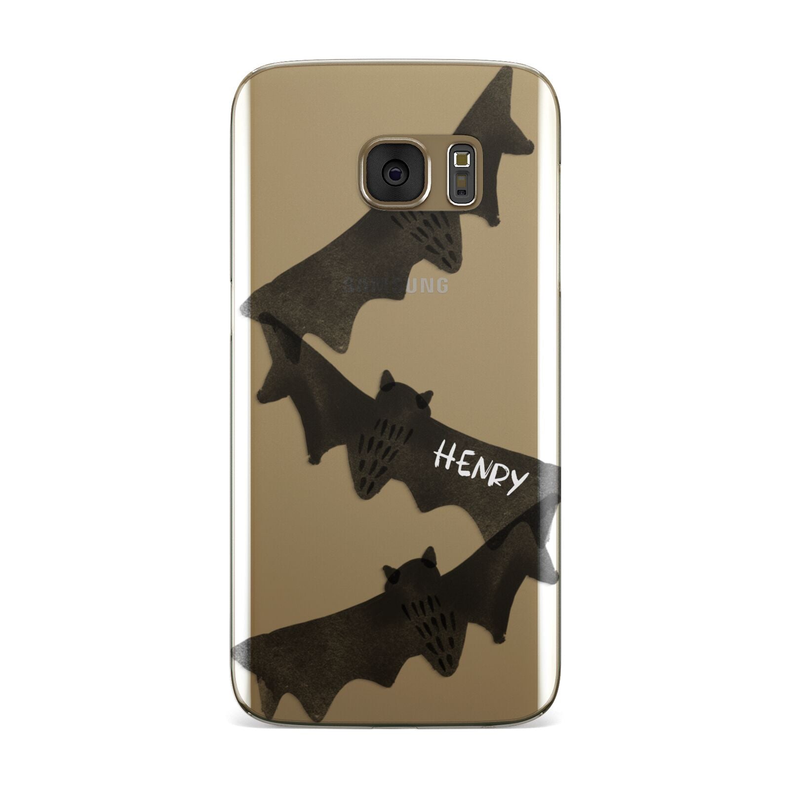 Halloween Custom Black Bats Samsung Galaxy Case