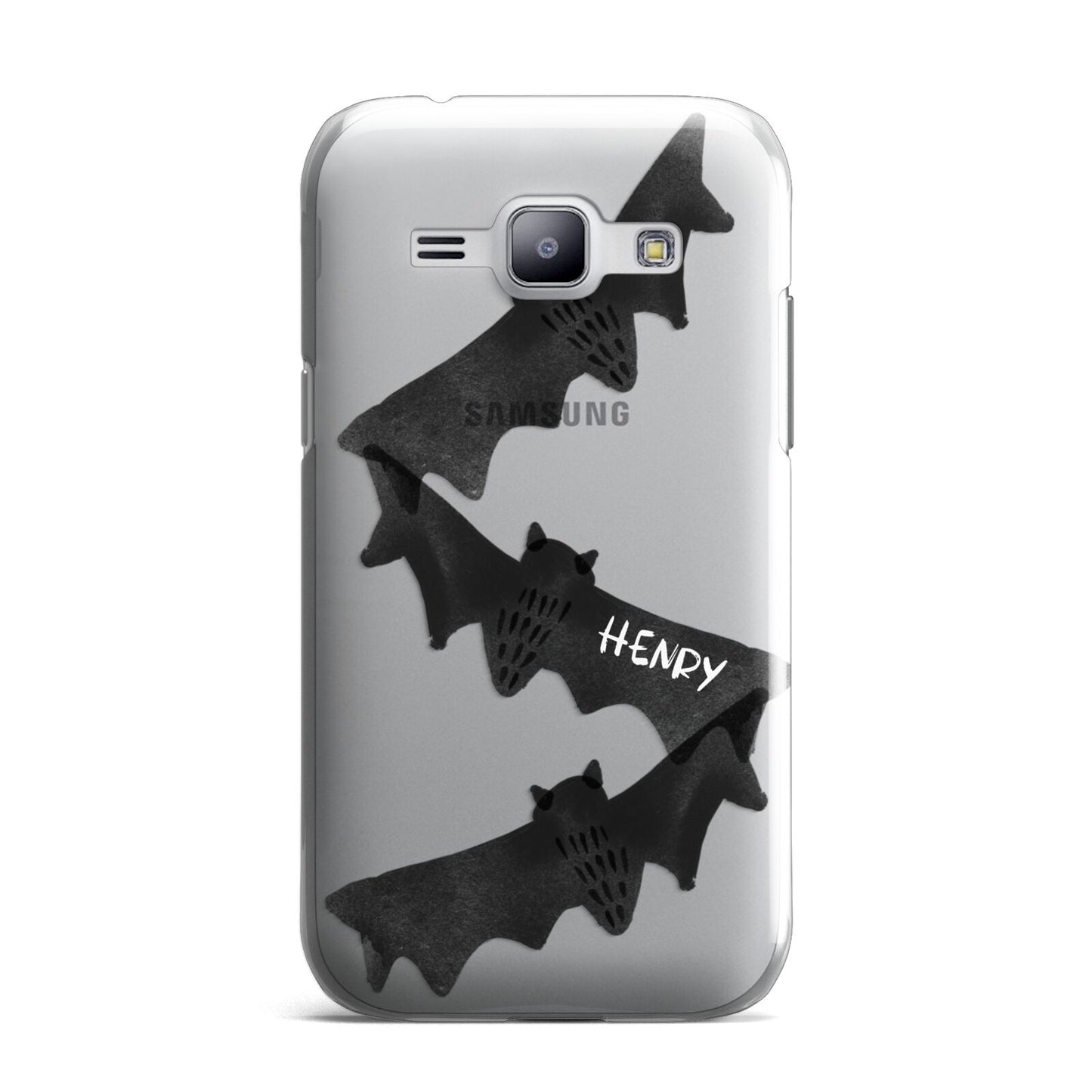 Halloween Custom Black Bats Samsung Galaxy J1 2015 Case