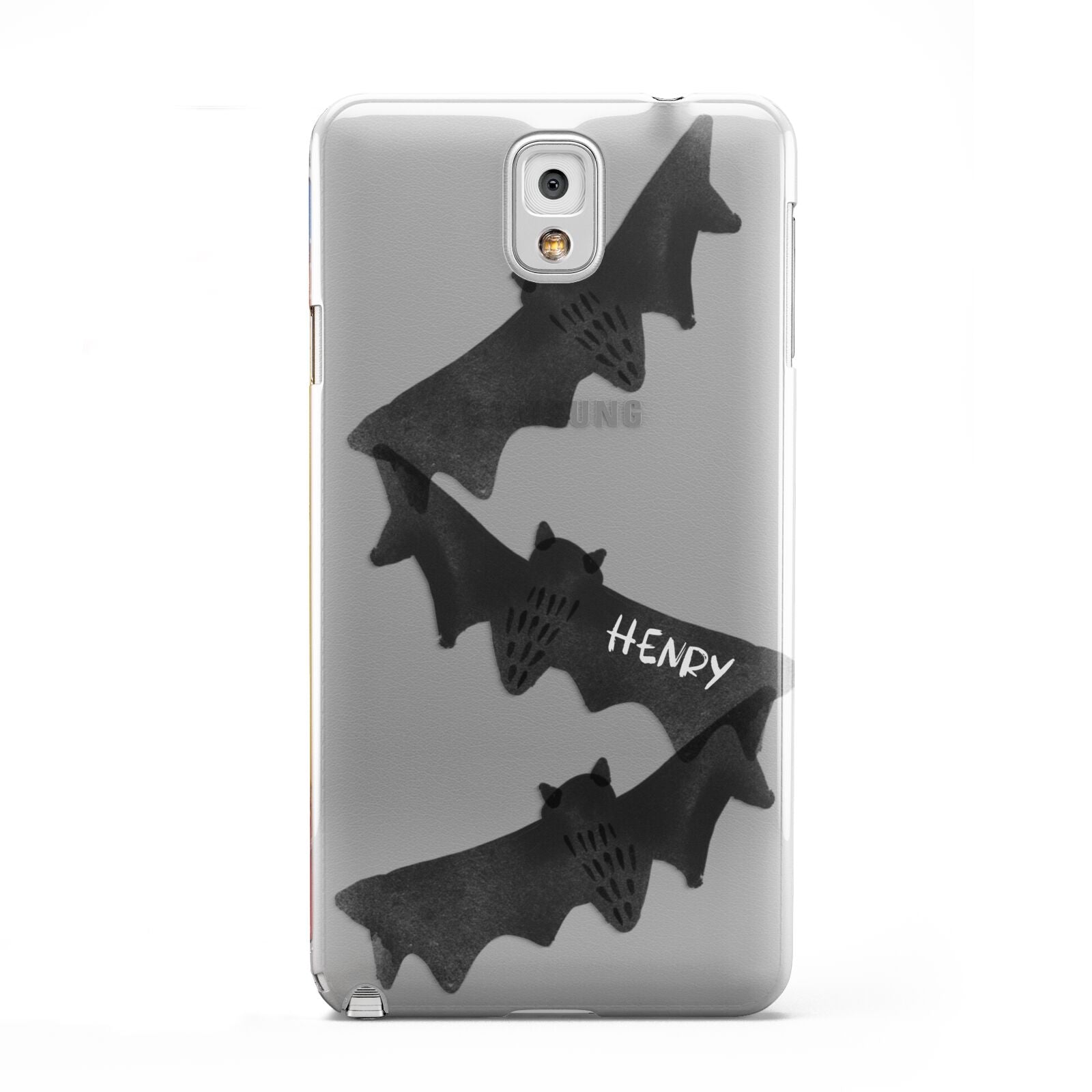 Halloween Custom Black Bats Samsung Galaxy Note 3 Case