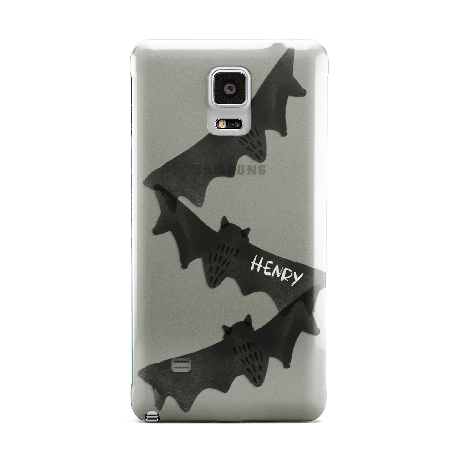 Halloween Custom Black Bats Samsung Galaxy Note 4 Case