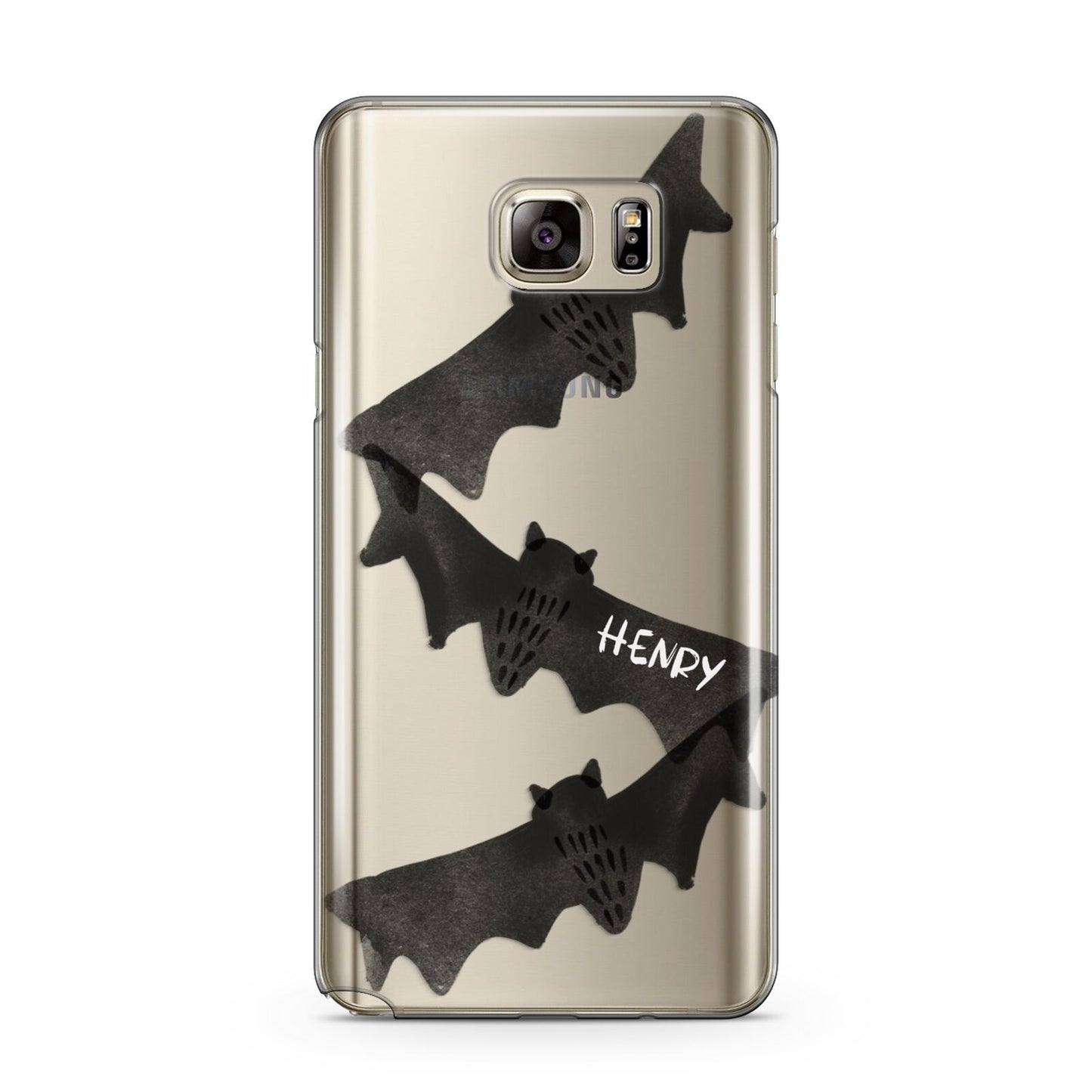 Halloween Custom Black Bats Samsung Galaxy Note 5 Case