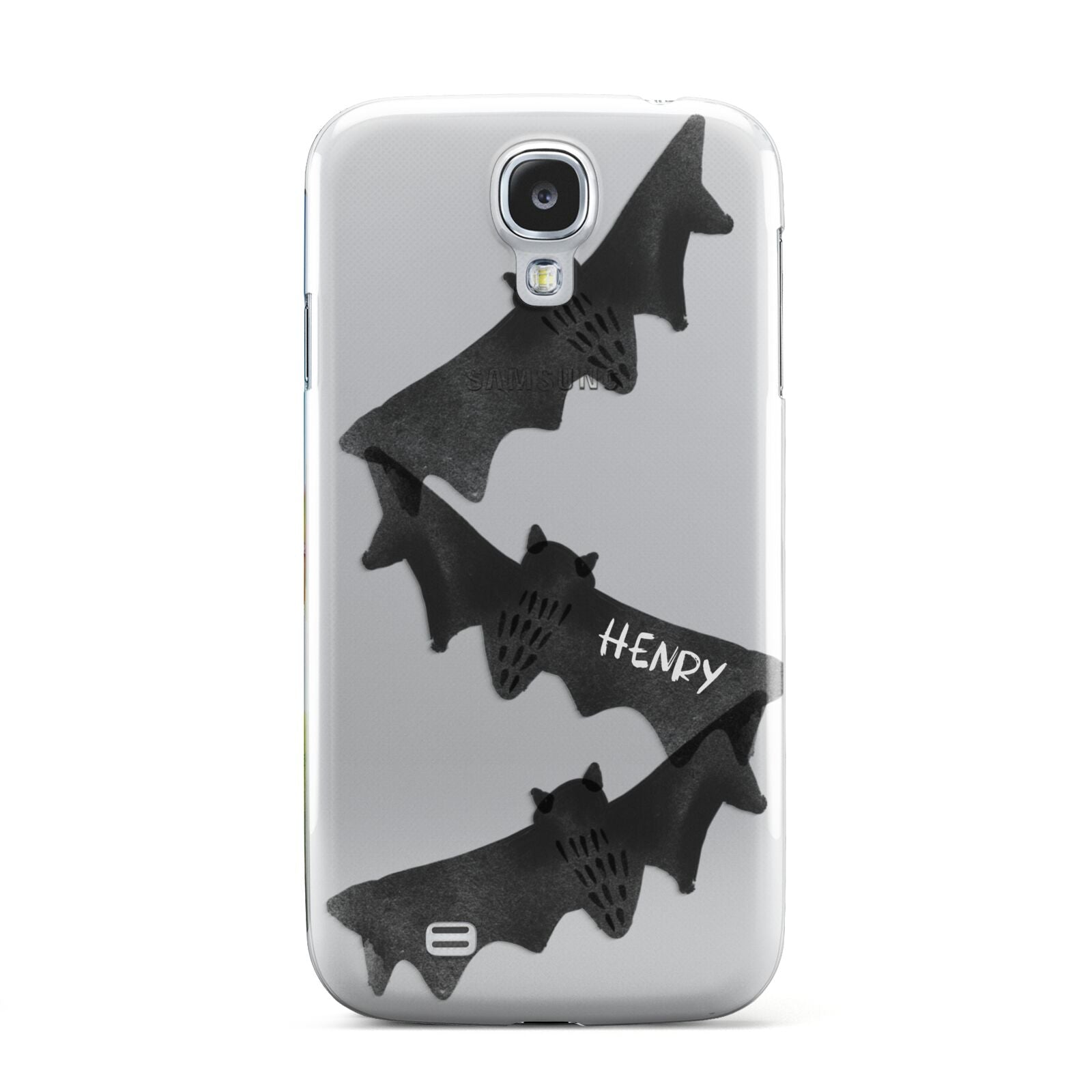 Halloween Custom Black Bats Samsung Galaxy S4 Case