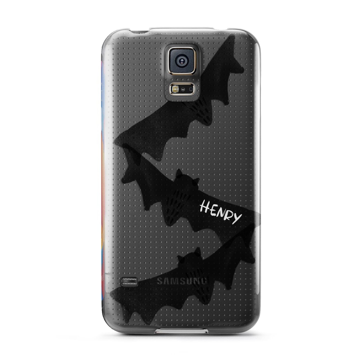 Halloween Custom Black Bats Samsung Galaxy S5 Case