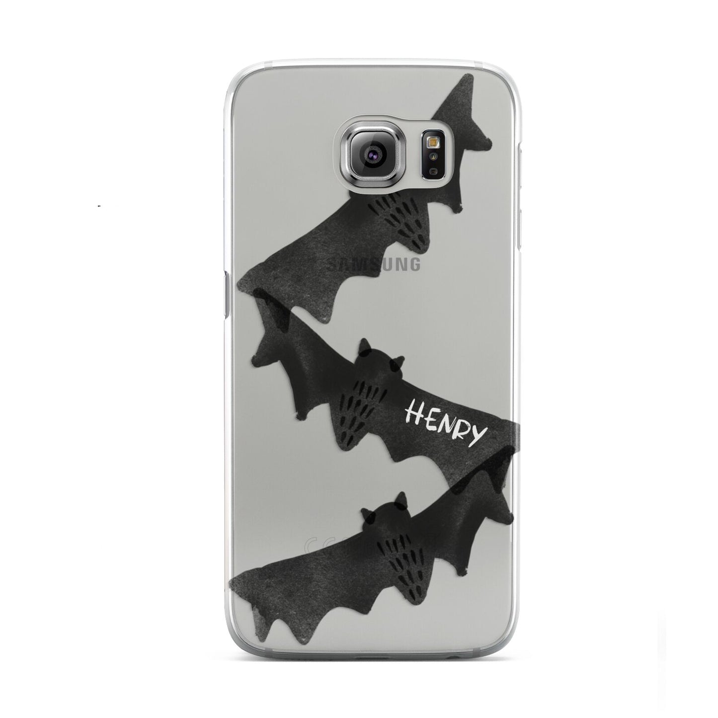 Halloween Custom Black Bats Samsung Galaxy S6 Case