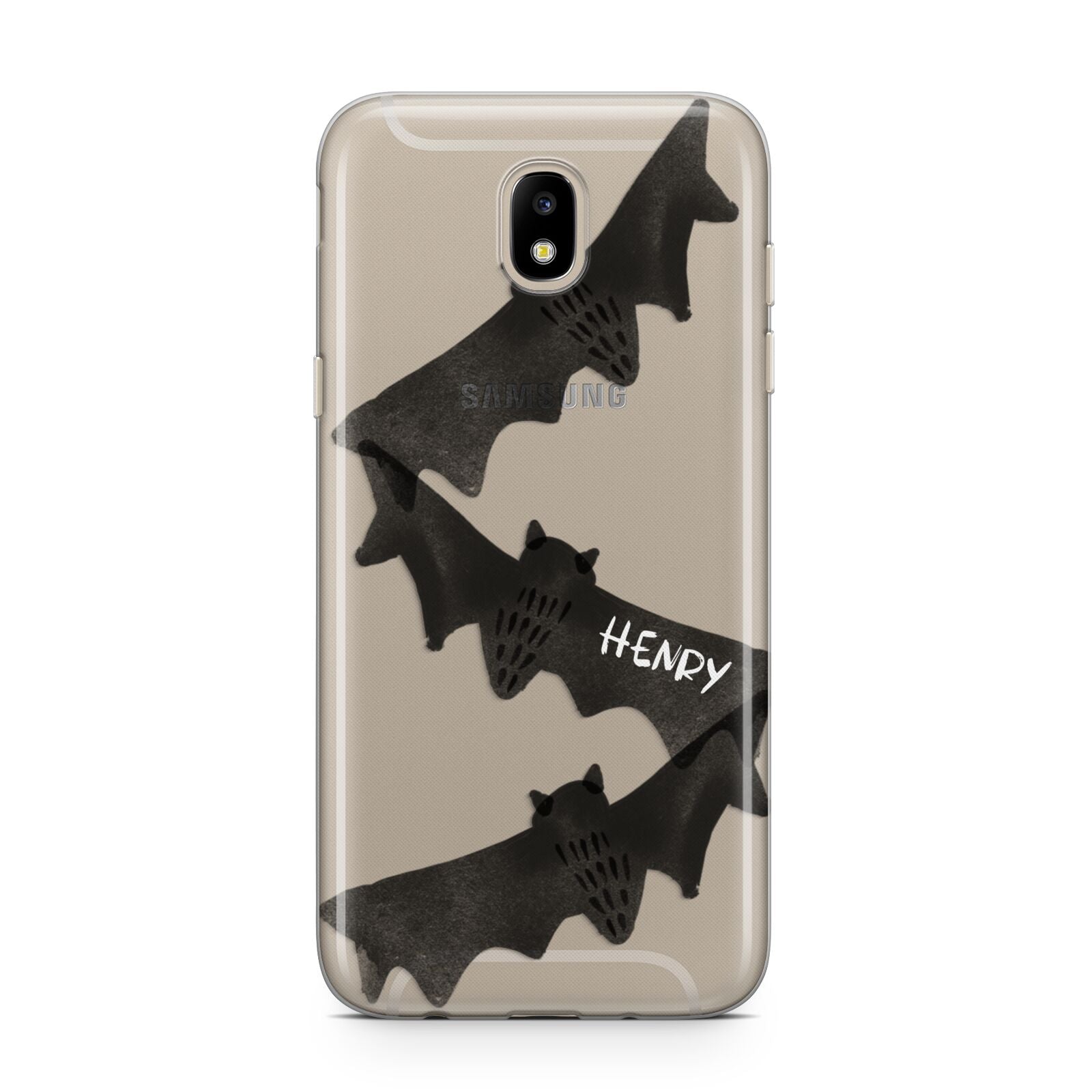 Halloween Custom Black Bats Samsung J5 2017 Case