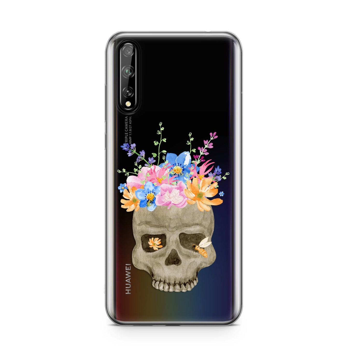 Halloween Flower Skull Huawei Enjoy 10s Phone Case