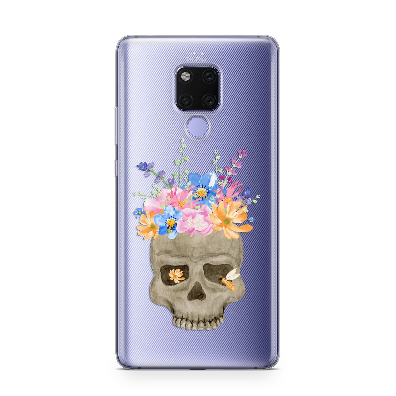 Halloween Flower Skull Huawei Mate 20X Phone Case