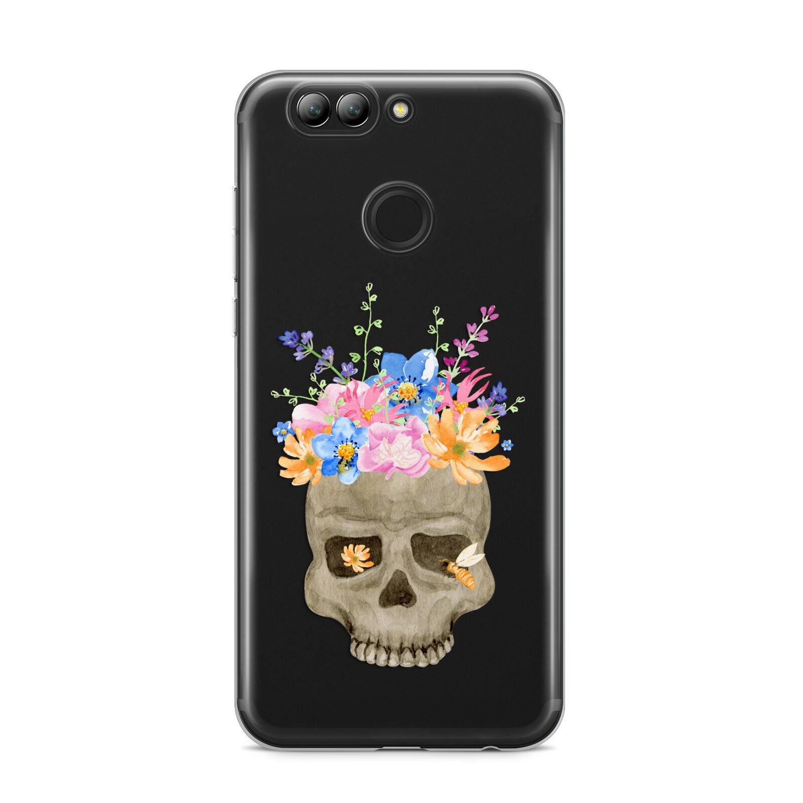 Halloween Flower Skull Huawei Nova 2s Phone Case