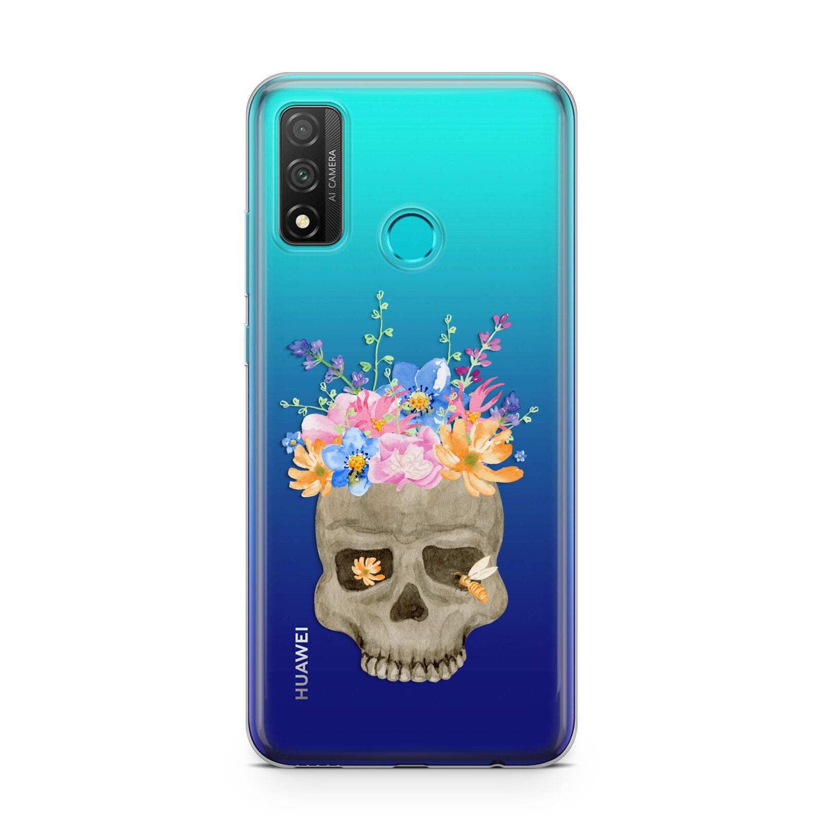 Halloween Flower Skull Huawei P Smart 2020