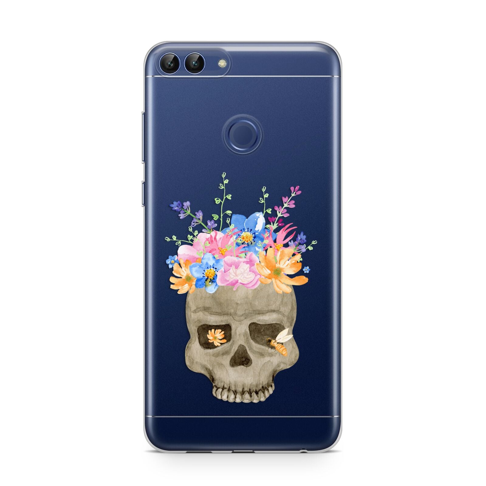 Halloween Flower Skull Huawei P Smart Case