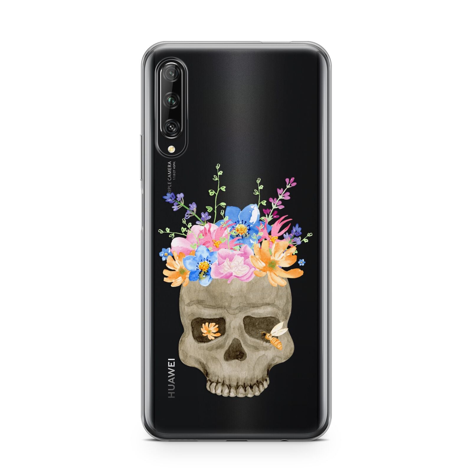 Halloween Flower Skull Huawei P Smart Pro 2019