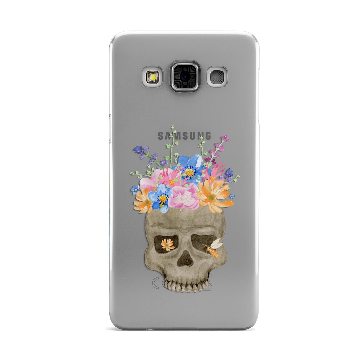 Halloween Flower Skull Samsung Galaxy A3 Case