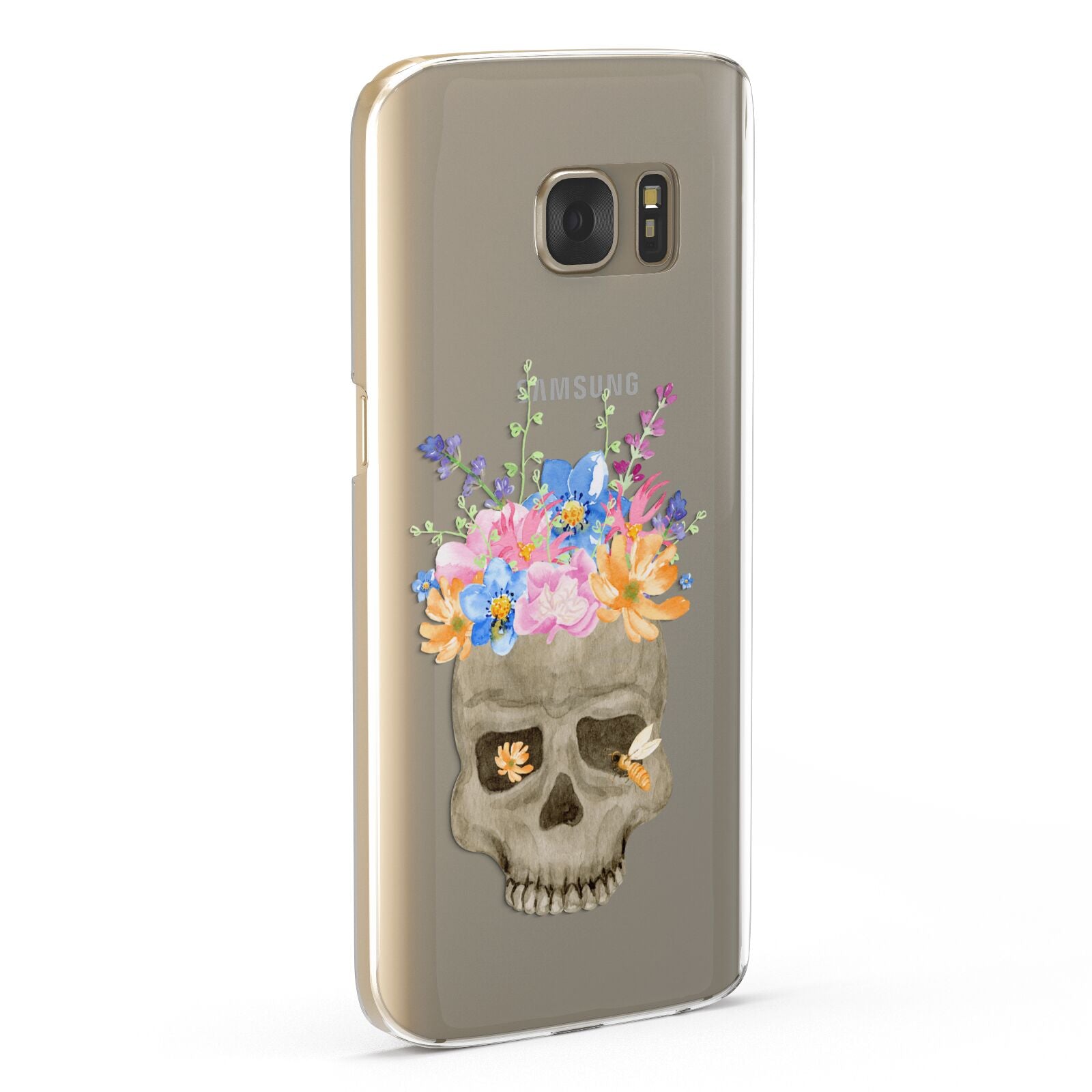 Halloween Flower Skull Samsung Galaxy Case Fourty Five Degrees