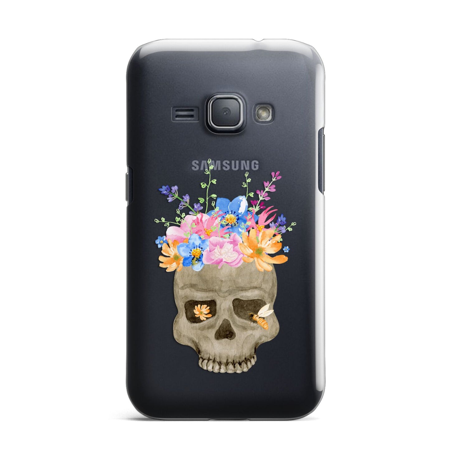 Halloween Flower Skull Samsung Galaxy J1 2016 Case