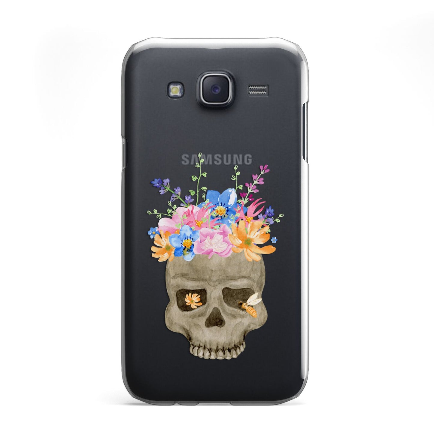 Halloween Flower Skull Samsung Galaxy J5 Case