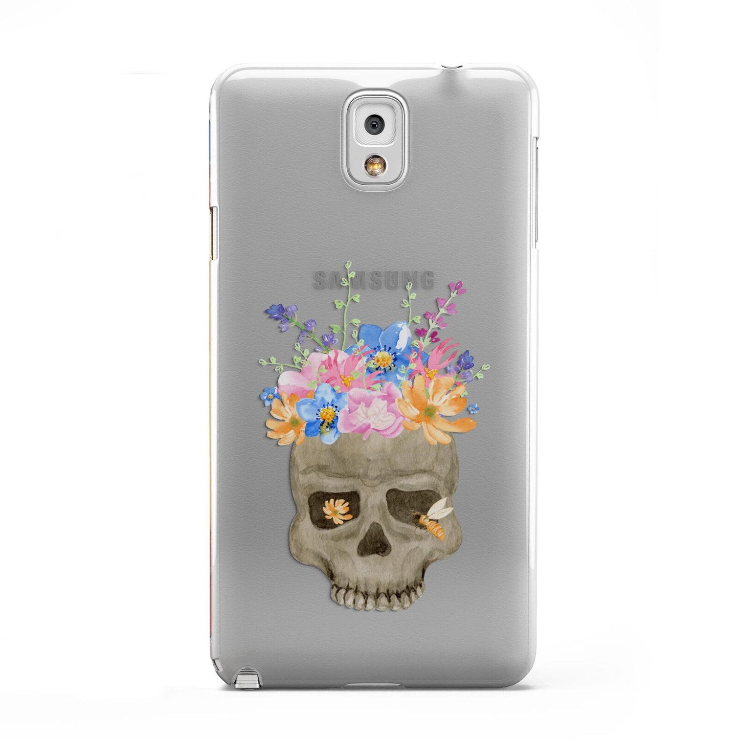 Halloween Flower Skull Samsung Galaxy Note 3 Case