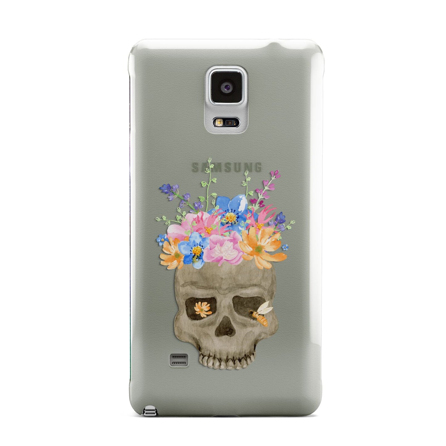 Halloween Flower Skull Samsung Galaxy Note 4 Case