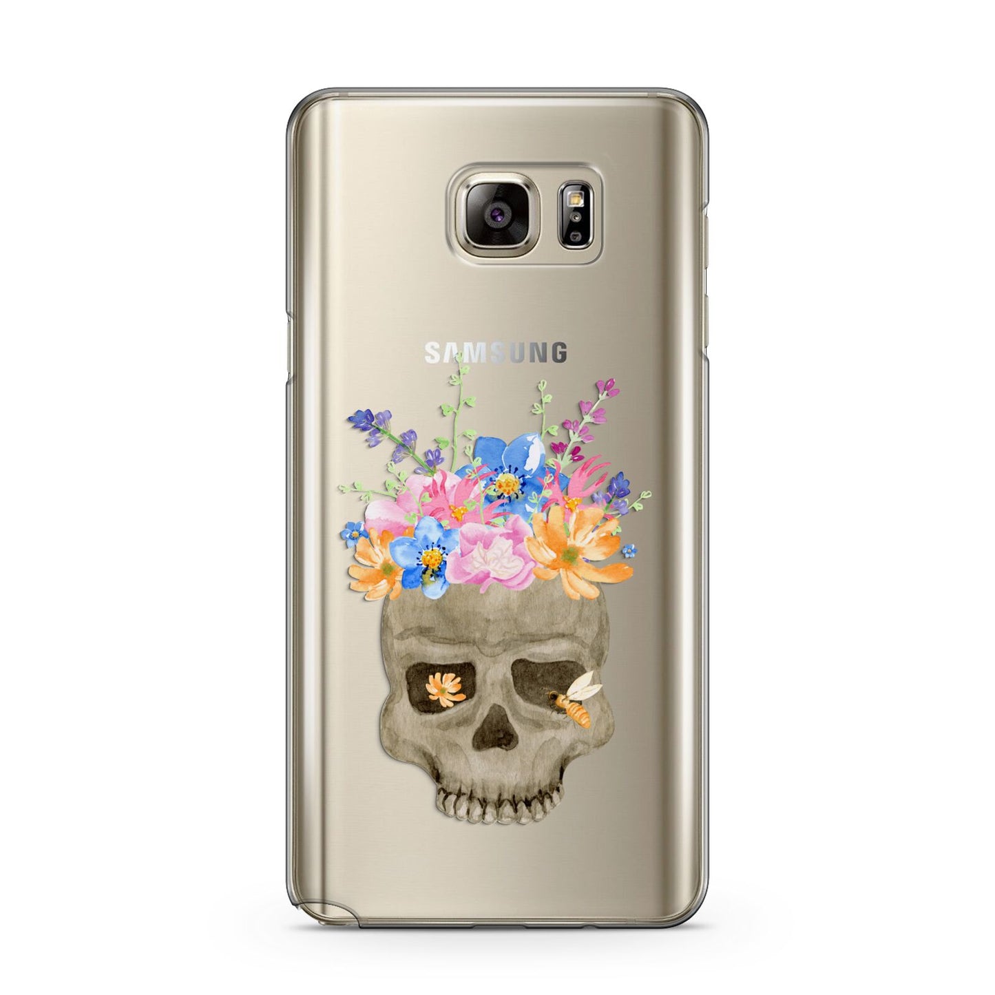 Halloween Flower Skull Samsung Galaxy Note 5 Case