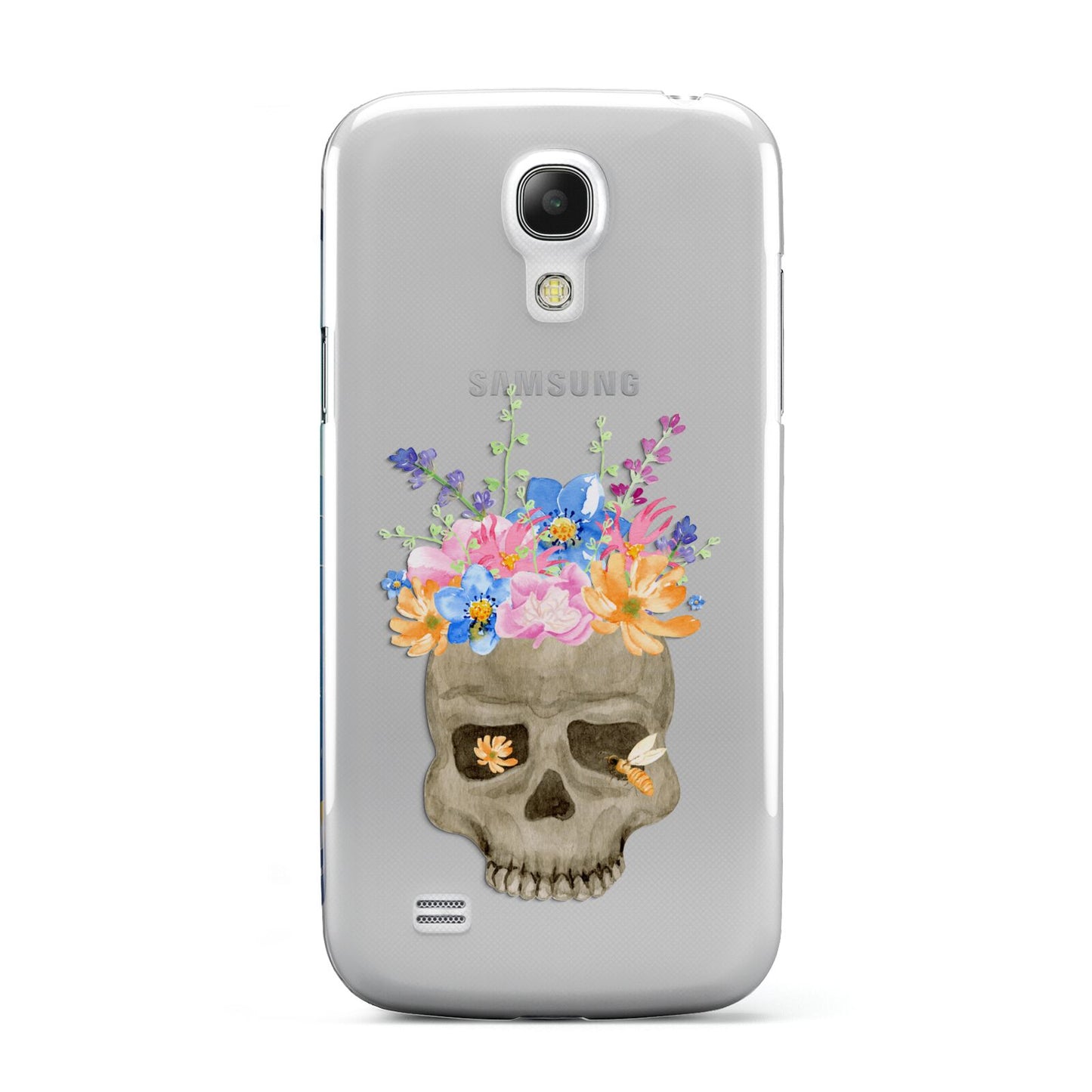 Halloween Flower Skull Samsung Galaxy S4 Mini Case