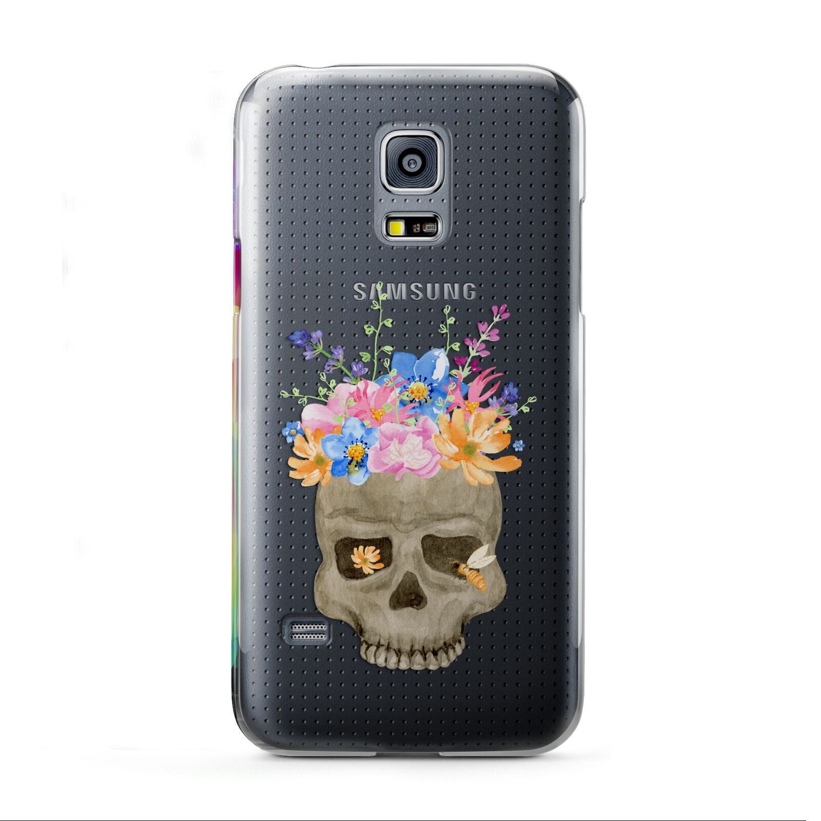 Halloween Flower Skull Samsung Galaxy S5 Mini Case