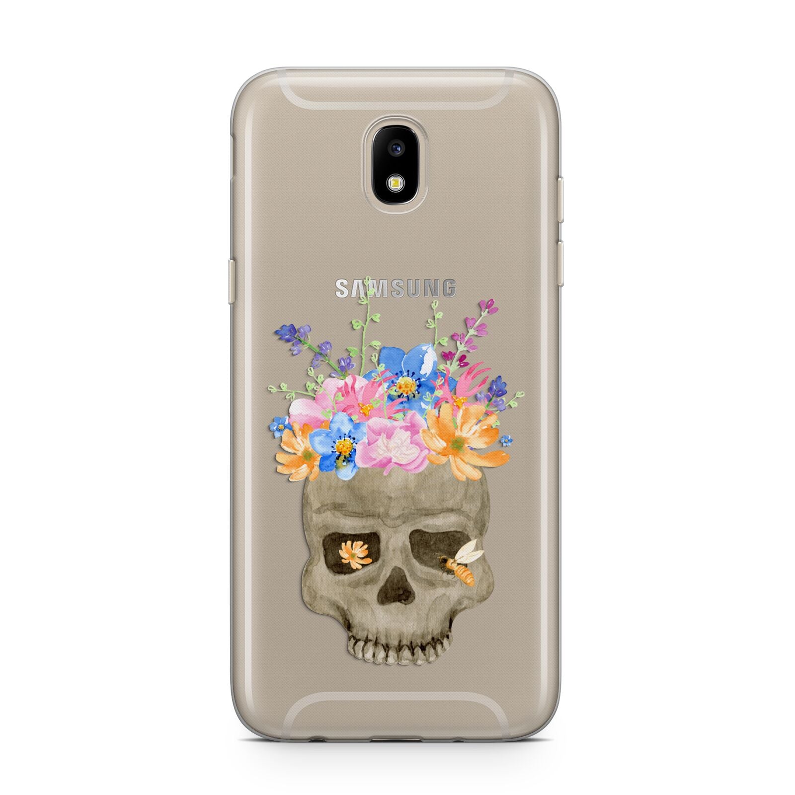 Halloween Flower Skull Samsung J5 2017 Case