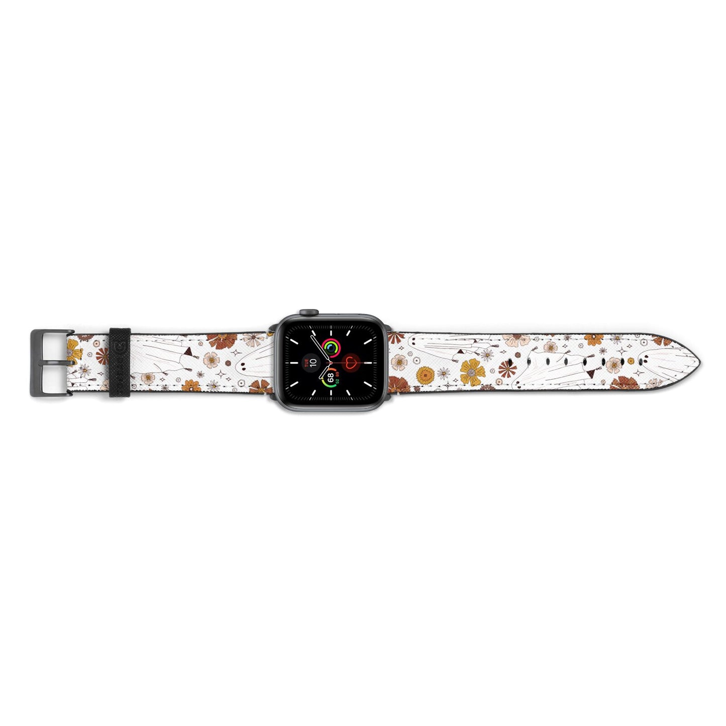 Halloween Ghost Apple Watch Strap Landscape Image Space Grey Hardware