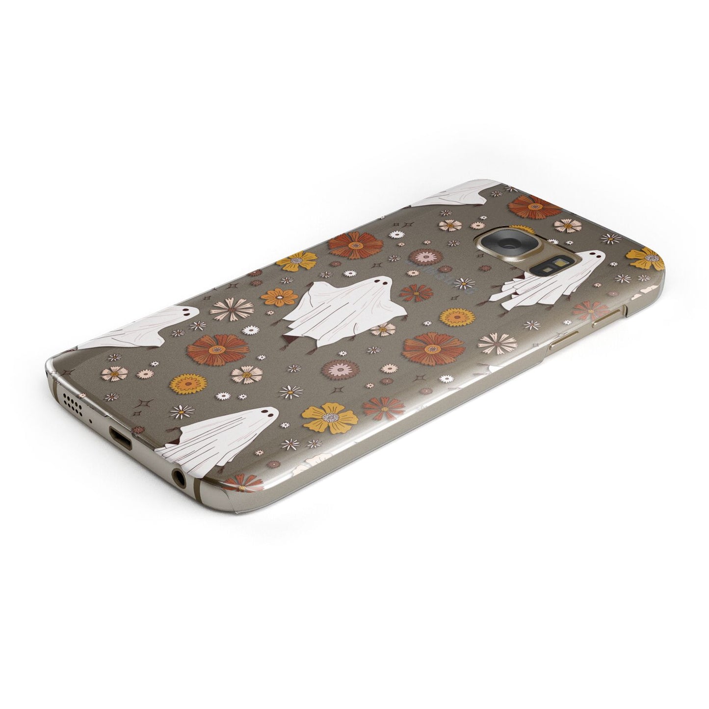 Halloween Ghost Samsung Galaxy Case Bottom Cutout