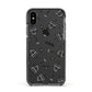 Halloween Goblet Apple iPhone Xs Impact Case Black Edge on Black Phone