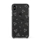 Halloween Goblet Apple iPhone Xs Max Impact Case Black Edge on Black Phone