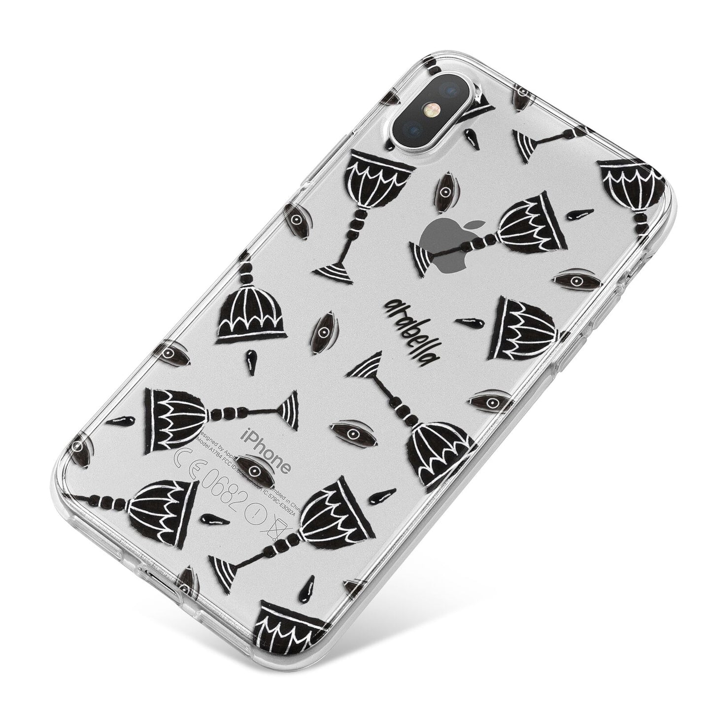 Halloween Goblet iPhone X Bumper Case on Silver iPhone