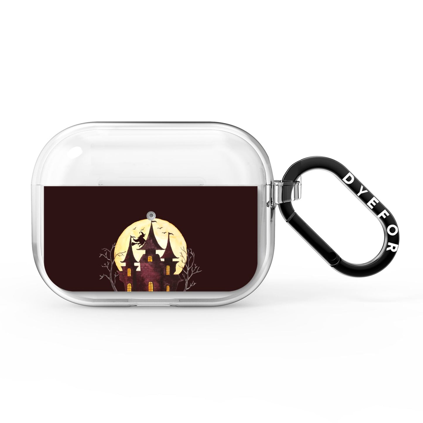 Halloween Haunted House AirPods Pro Clear Case