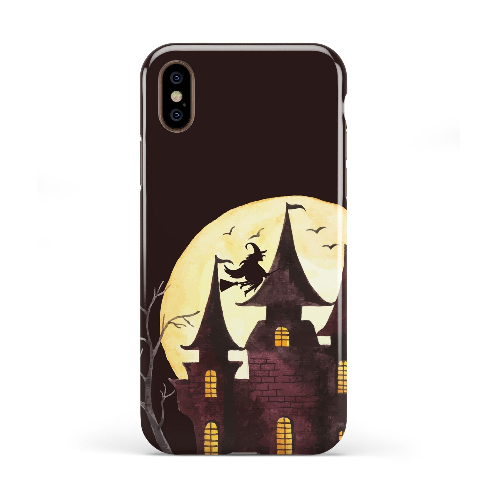 Halloween Haunted House Apple iPhone XS 3D Tough