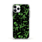 Halloween Monster Apple iPhone 11 Pro in Silver with White Impact Case
