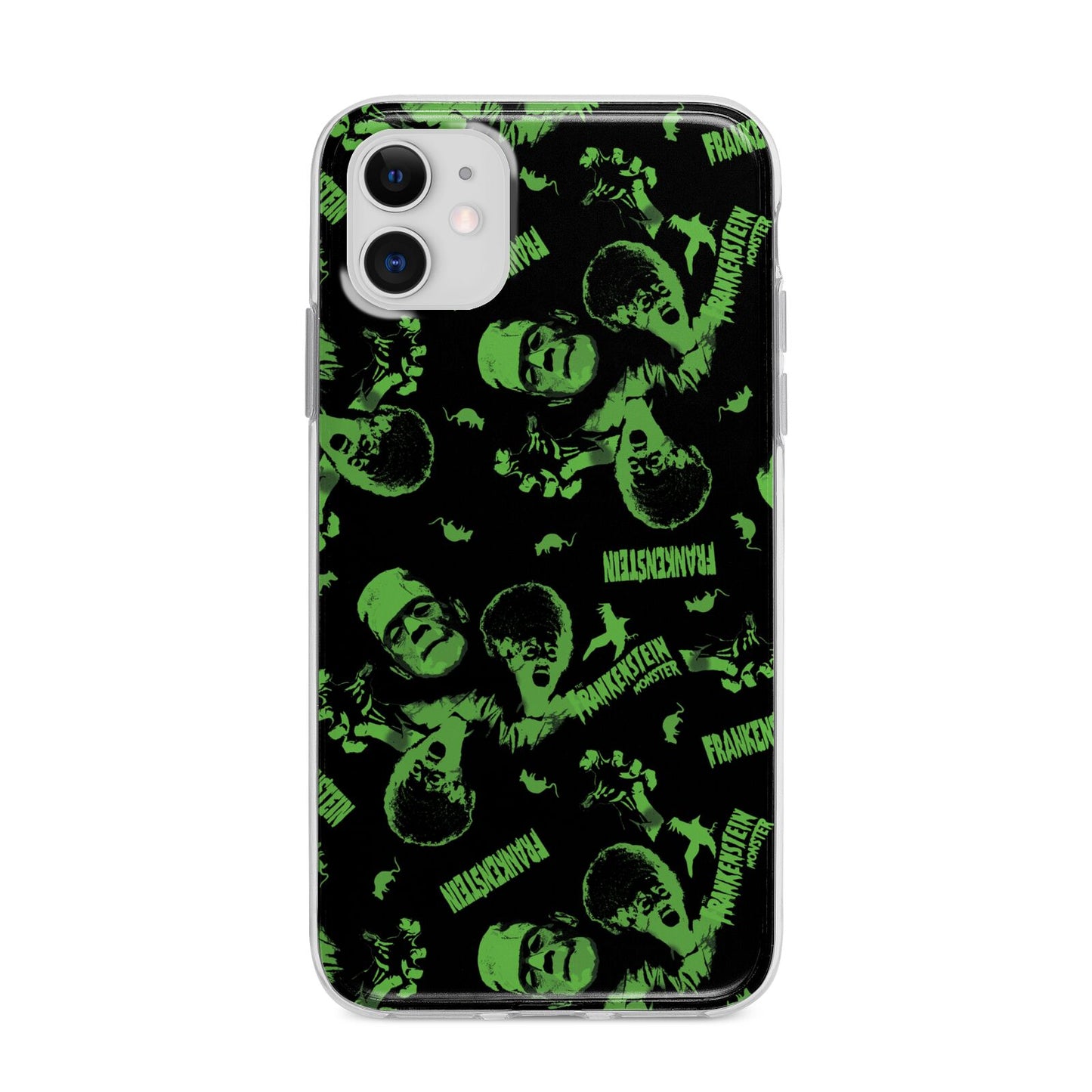 Halloween Monster Apple iPhone 11 in White with Bumper Case
