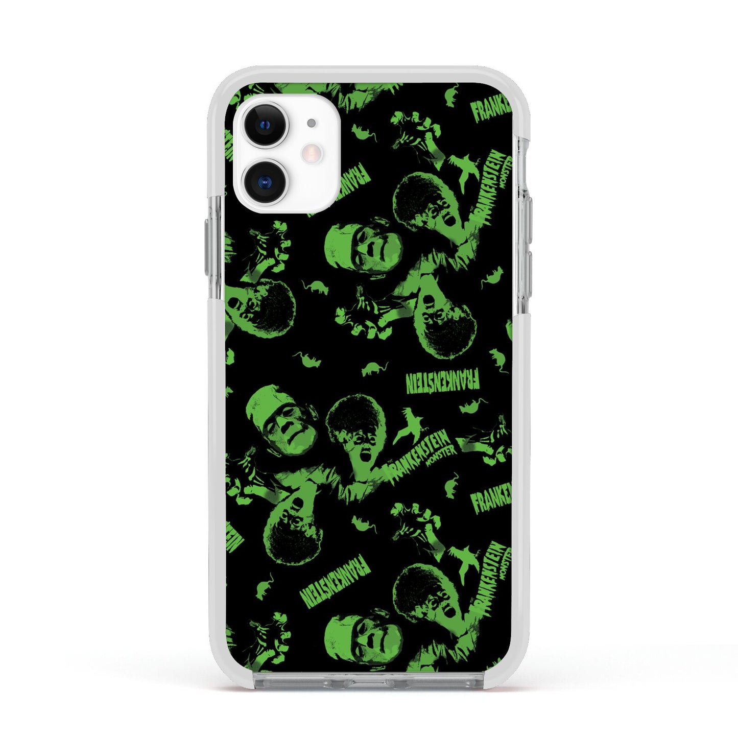 Halloween Monster Apple iPhone 11 in White with White Impact Case