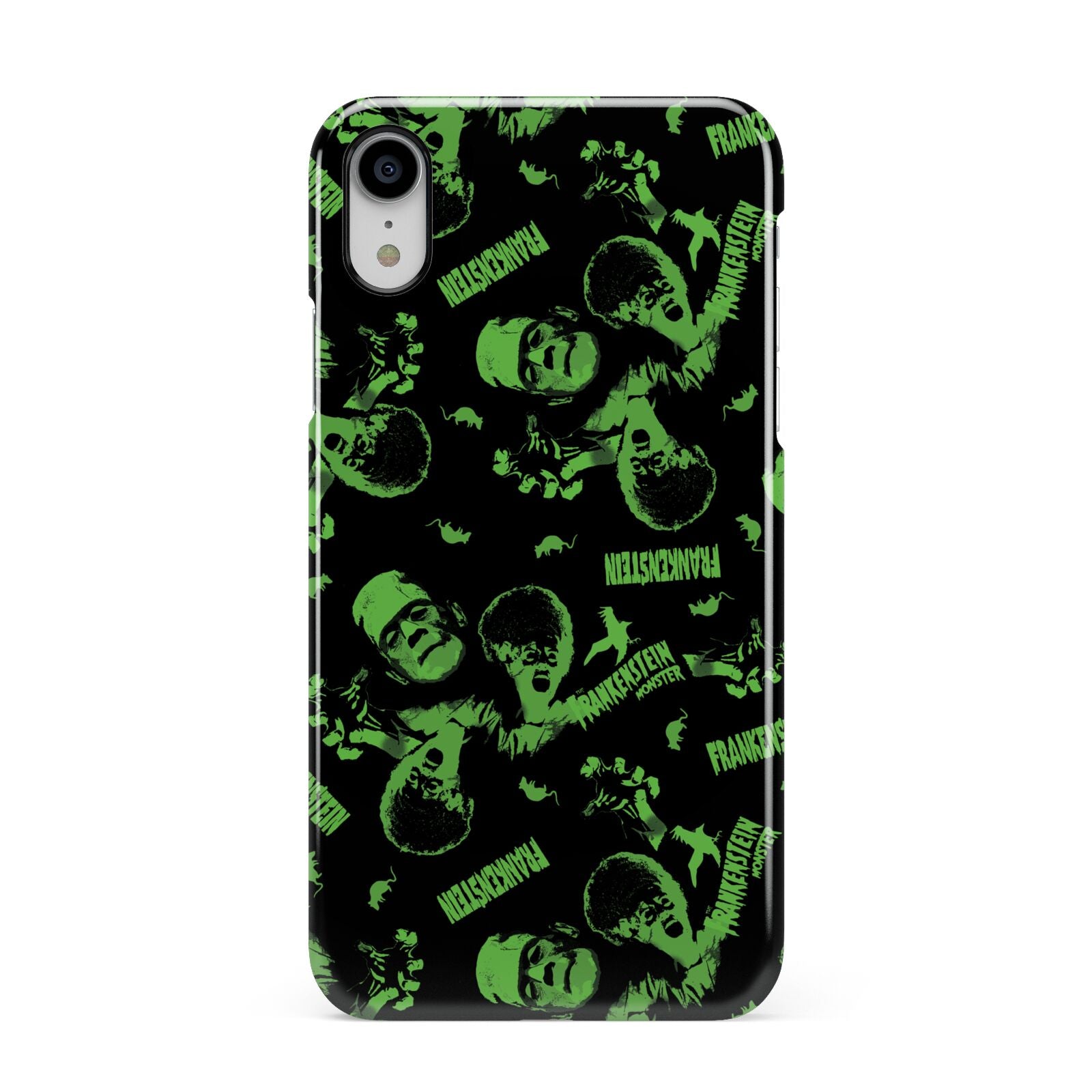 Halloween Monster Apple iPhone XR White 3D Snap Case