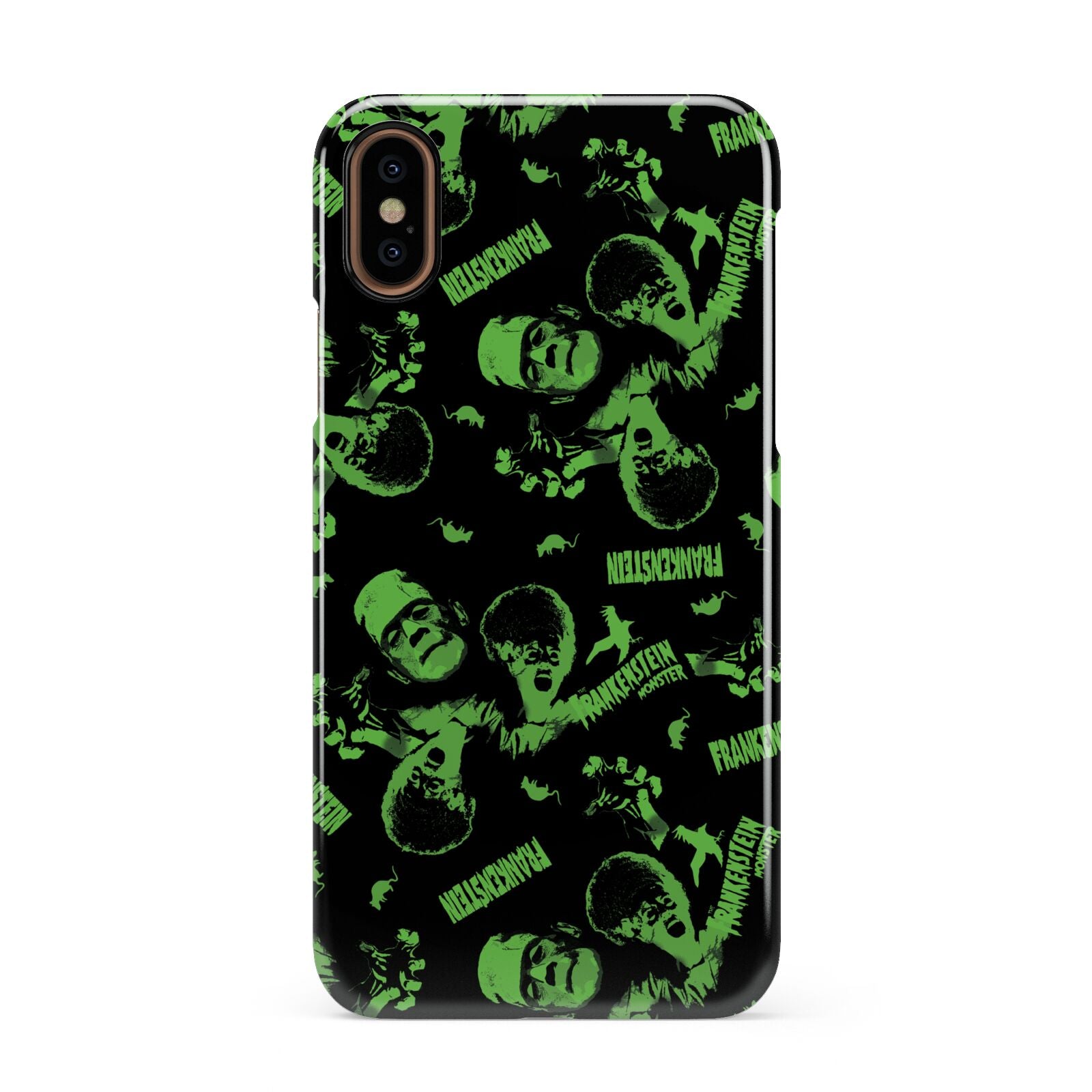 Halloween Monster Apple iPhone XS 3D Snap Case
