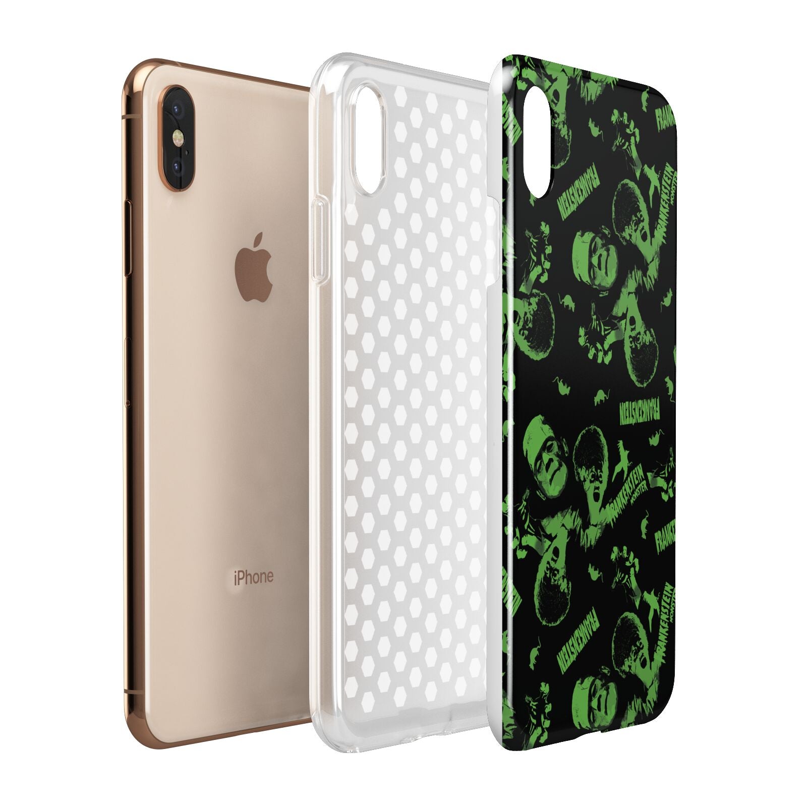 Halloween Monster Apple iPhone Xs Max 3D Tough Case Expanded View